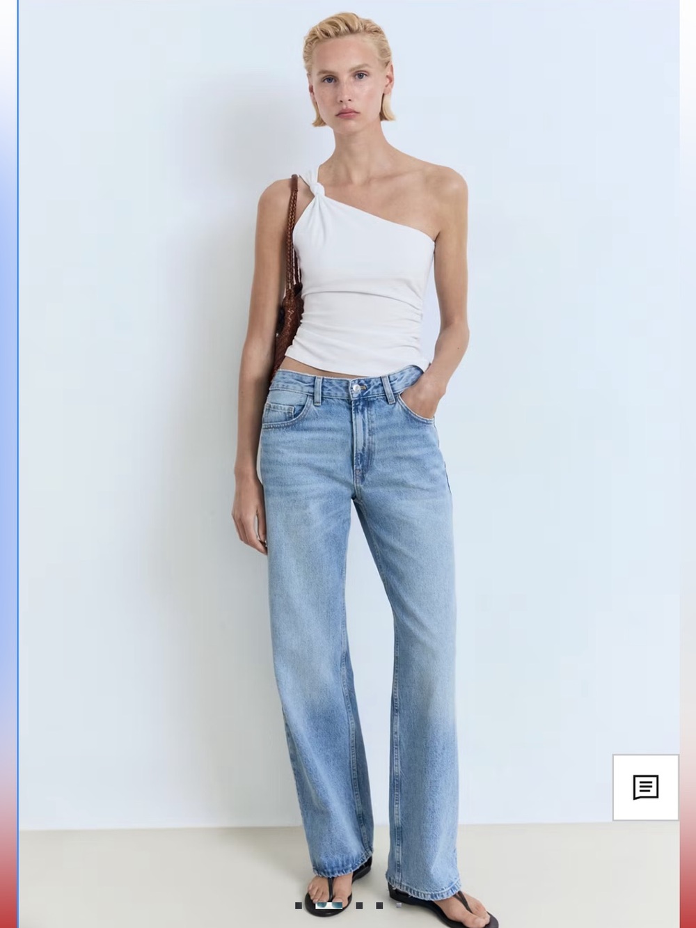 Asymmetrical top with knot